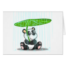 Panda Greeting Card