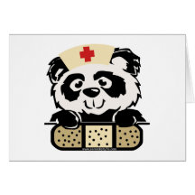 Panda Nurse Card