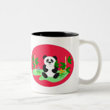 Panda's are cuddly coffee mug