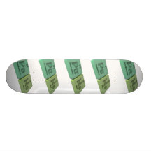 Pane as Pa Protactinium and Ne Neon Skateboard Deck