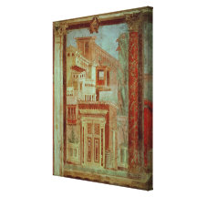 Panel from Cubiculum from the bedroom of the Gallery Wrapped Canvas