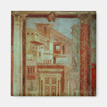 Panel from Cubiculum from the bedroom of the Refrigerator Magnet