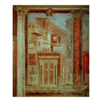 Panel from Cubiculum from the bedroom of the posters
