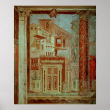 Panel from Cubiculum from the bedroom of the Posters