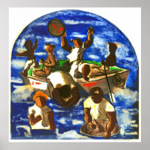 Panning for Gold 1941 Print