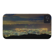 Panorama Kansai Osaka Bay Japan from Mt. Rokko iPhone 4 Case