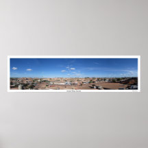 Panorama of Coober Pedy, South Australia Posters