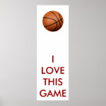 Panoramic Basketball Poster