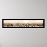 Panoramic San Francisco Photo 1910 Poster