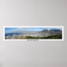 Panoramic View of Cape Town, South Africa Print