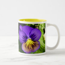 Pansy Happy Mother's Day Mugs