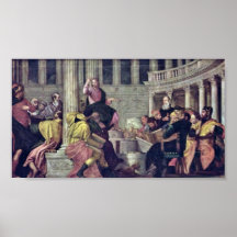 Paolo Veronese - Christ and the scribes Print