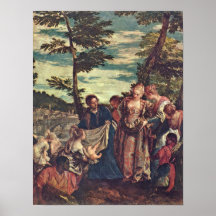 Paolo Veronese - Rescue of the boy Moses Poster