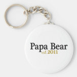 Papa Bear est 2011 Keychain
