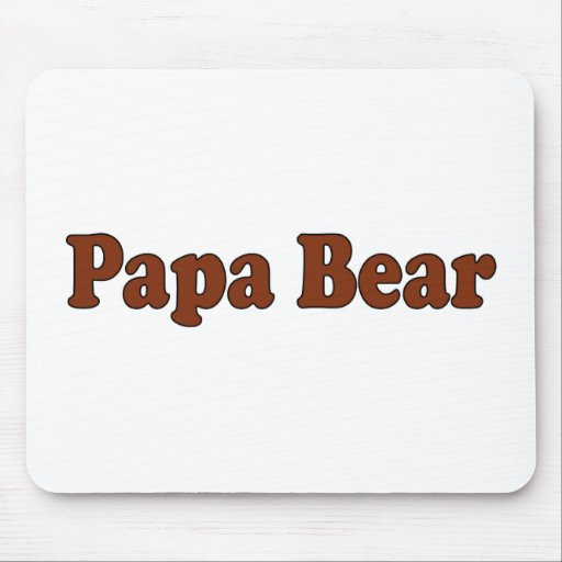 Papa Bear Mouse Pads