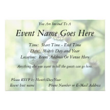 Papaver Somniferum Seed Heads Personalised Invites