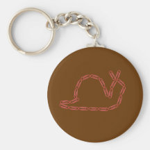 Paper Clips Snail Keychain