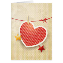 Paper heart cards