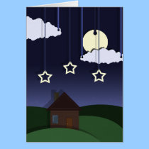 Paper Moon Greeting Card cards