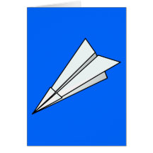 Paper Plane Card