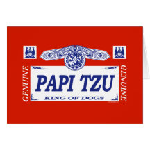 Papi Tzu Greeting Cards