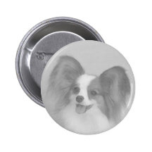 Papillon Headstudy Button