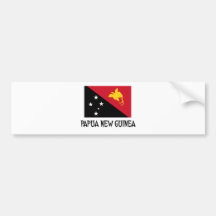 Papua New Guinea Flag Bumper Sticker