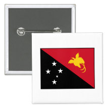 Papua New Guinea Flag Button