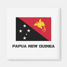 Papua New Guinea Flag Fridge Magnet