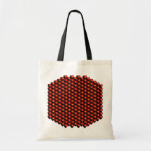 Papua New Guinea Flag Hearts Bag
