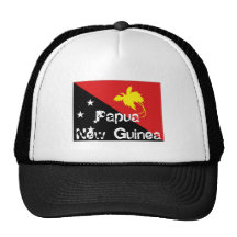 Papua New Guinea flag souvenir hat