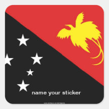 Papua New Guinea flag sticker