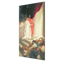 Parable of the Wise and Foolish Virgins, 1886 Stretched Canvas Print