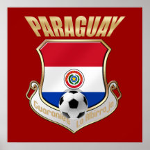Paraguay 2010 Paraguayan soccer futbol presents Posters