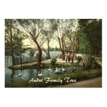 Parc de la Tête d'Or, Lyon, France Business Card Templates