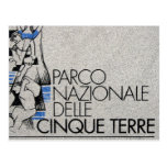 parco cinque terre post card