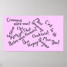 Pardon My French ~ Poster / Print