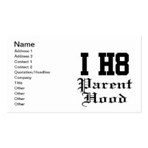 parenthood business card template