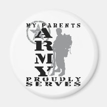 Parents Proudly Serves - ARMY Magnets
