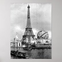 Paris and the globe-Mate Case Print