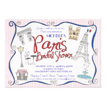 Paris Bridal Shower Invitation