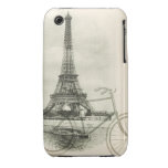 Paris by Bicycle Mixed Media iPhone 3 Case-Mate Cases