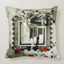 Paris Follies Throw Pillow