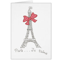 Paris...Je t'aime Card