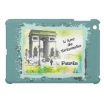 Paris L'Arc de Triomphe Collage iPad Mini Cover