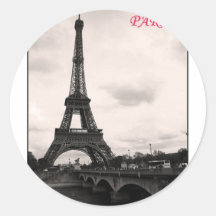 paris retro stickers