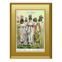 Parisian ladies post card