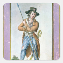 Parisian Sans-culotte Sticker