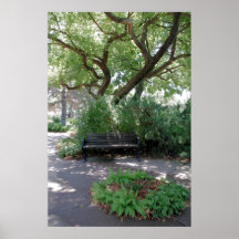 Park Bench Poster