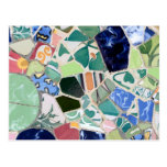 Park Guell mosaics Postcard